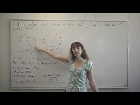 What does your average translation surface look like?, part 1/2 (Anja Randecker)