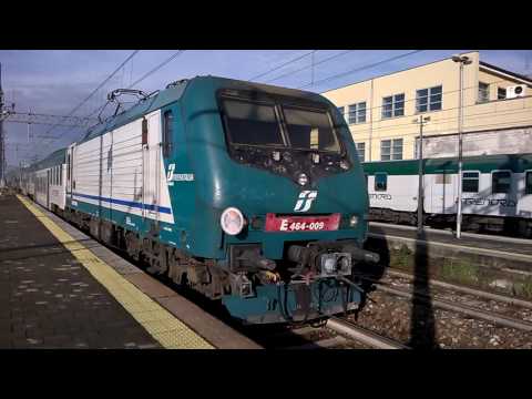 E464 009 XMPR+5 piano ribassato Trenord e XMPR - Monza - 14/06/2016