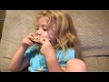 Little Girl Playing Harmonica She S Got The Blues