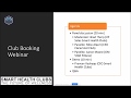Club Booking Webinar