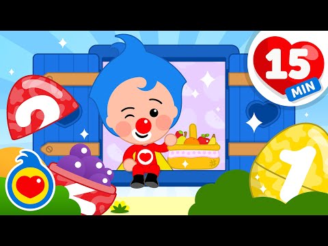 As Palavras Mágicas 4 (Frutas) 🍎🍓🍌🍐🍊 | 15 minutos de Vídeos Educativos com Um Herói do Coração ❤️