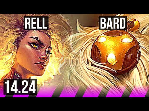 RELL & Seraphine vs BARD & Draven (SUP) | NA Grandmaster | 14.24
