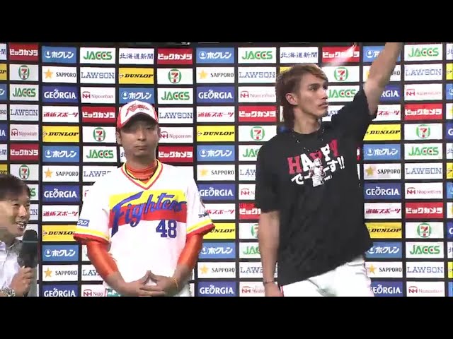 ファイターズ谷元投手・陽選手ヒーローインタビュー 2014/8/23 F-L