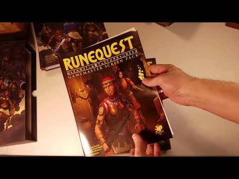Runequest: Role-playing in Glorantha Slipcase Unboxing