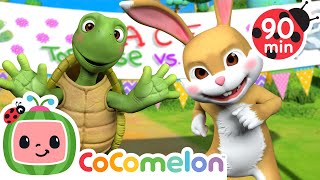 Download lagu The Great Tortoise and the Hare! Who Will Win? | CoComelon | Sing Along | Learn about Animals mp3