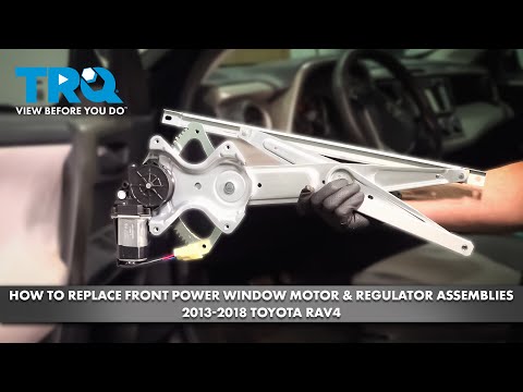 How to Replace Front Power Window Motor & Regulator Assemblies 2013-2018 Toyota RAV4
