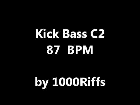 Kick Bass C2 : 87 BPM - Beats Per Minute