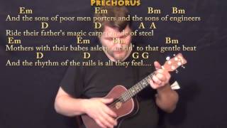The City of New Orleans (Arlo Guthrie) Ukulele Cover Lesson with Chords/Lyrics