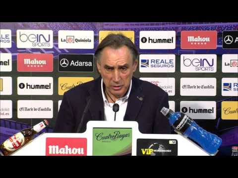 Rueda de prensa de Miguel Ángel Portugal tras el Real Valladolid (1-1) Elche CF