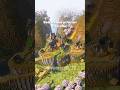 Minecraft Simple Medivial Village On A Hill Timelapse Minecraft Building Shorts