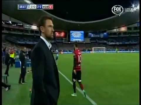 Vitor Saba Red Card Sydney FC Vs Western Sydney wanderers