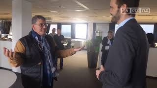 Semino Rossi beim  Redaktionsbesuch in Erfurt