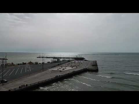 Drone View- Sunset at Seacliff Beach