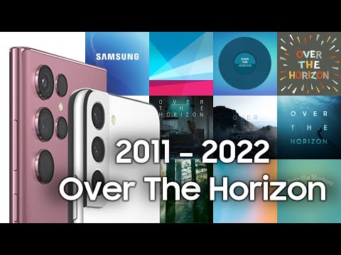 The Evolution of Over The Horizon! Every Samsung Galaxy Theme Ever! (2011 - 2022)