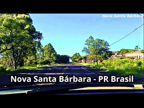 Passando pelo trevo de Nova Santa Bárbara, nos 2 sentidos - PR Brasil