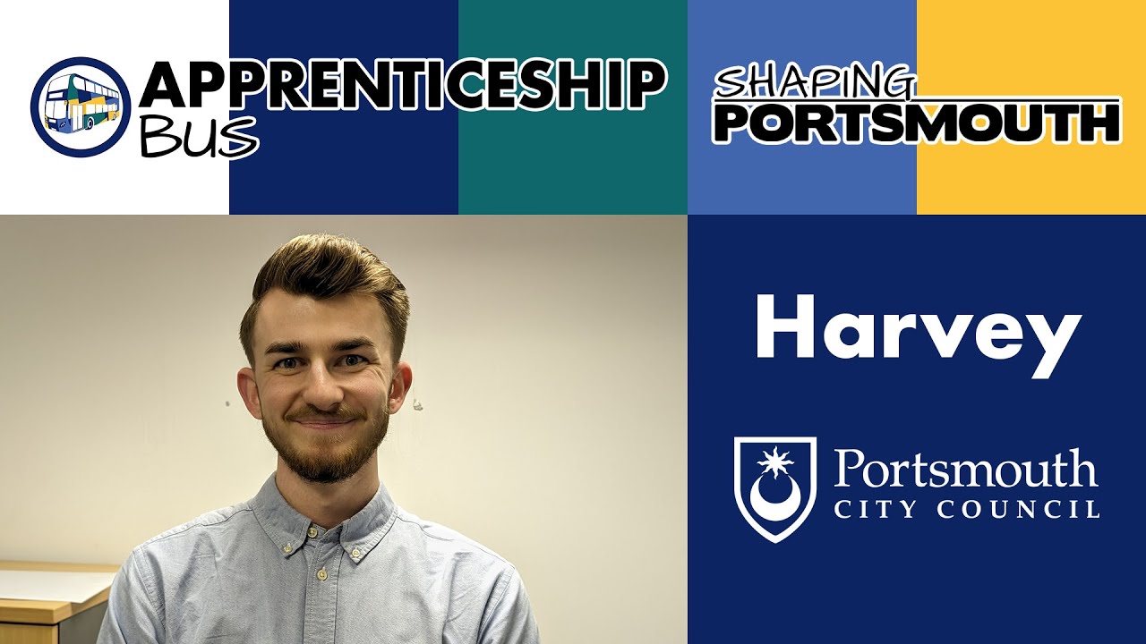 Apprenticeship Bus: Harvey from Portsmouth City Council