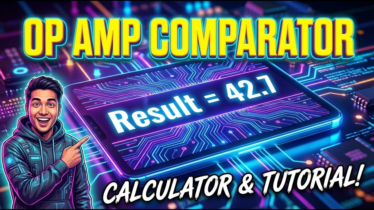 Op Amp Comparator Interactive Calculator