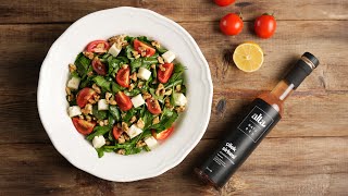 Koyu Yeşil Salata Çilek Vinegrette