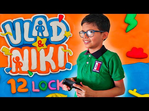 Vlad y Niki 12 Locks JUEGO PARA NIÑOS ✅🤣🤣🤣✅ MOMENTOS DIVERTIDOS