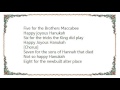 Indigo Girls - Happy Joyous Hanukkah Lyrics