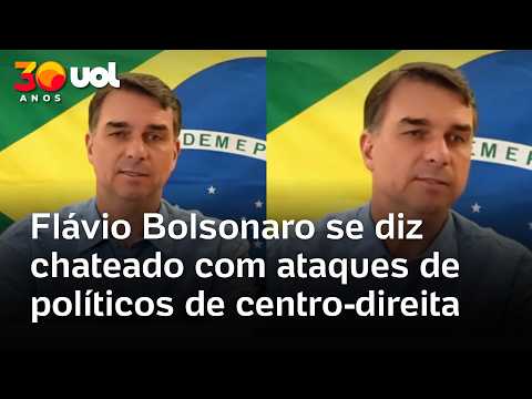 Flávio Bolsonaro se diz chateado com ataques de políticos de centro-direita