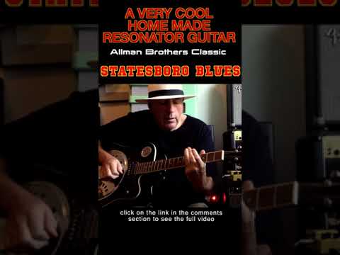 Statesboro blues the southern rock classic on my resonator guitar