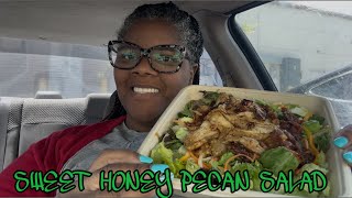 TRYING FIRST WATCH SWEET HONEY PECAN SALAD FOR THE FIRST TIME #THEREVIEWQUEEN
