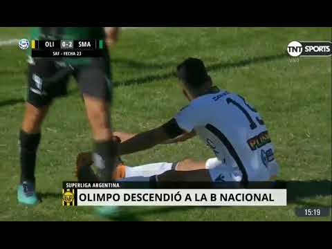Olimpo 0 - 2  San Martín  fecha 23  La Superliga 2018