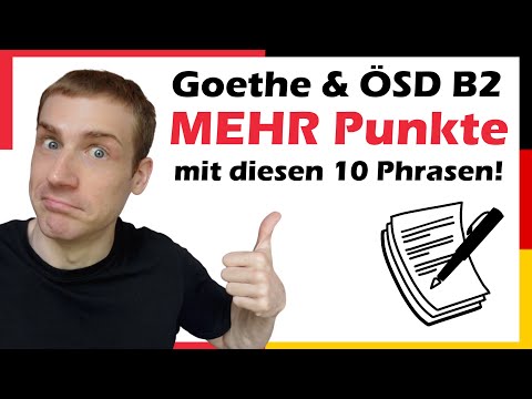 B2 Writing Exam: 10 Perfect Phrases + Sample Text | Goethe & ÖSD