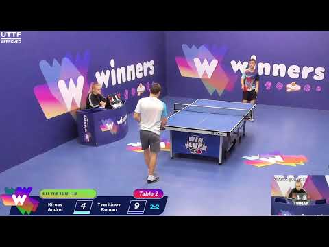 WINners CUP table 2  19.10 Kireev Andrei - Tveritinov Roman 13:45