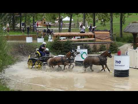 SCHERRER Yannik, SUI, FEI WCH Ponies, Haras du Pin, FRA, Marathon PONY FOUR IN HAND, Obs 3, 18 09 21