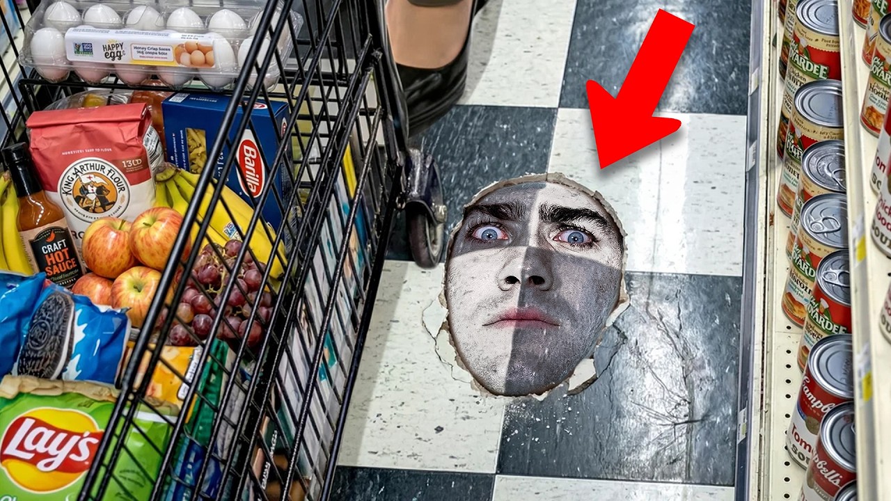 Extreme Camouflage In A Grocery Store Until I Get Caught