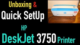 HP Deskjet 3750 SetUp, Unboxing review🖨!!