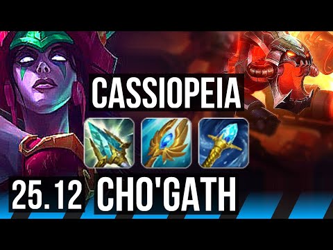 CASSIOPEIA vs CHO'GATH (MID) | 9/3/11 | EUW Master | 25.12