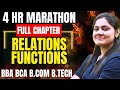 Relations And Functions Complete Chapter BBA BCA B COM B TECH Maths Dream Maths