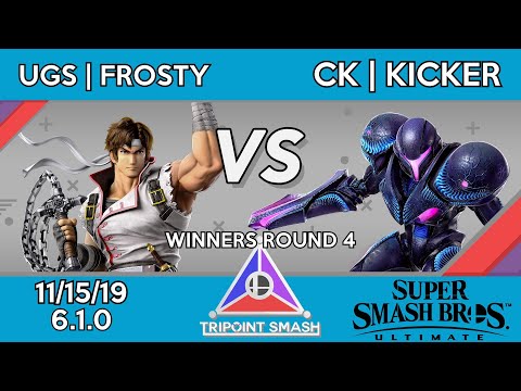 Tripoint Smash 86 - Winners Round 4 - UGS | Frosty(Richter) Vs. cK | Kicker(Dark Samus)