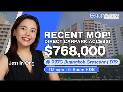 Singapore HDB | 997C Buangkok Crescent | 5-Room HDB | $768,000 | bleubricks By PLB | Jesslin Ong