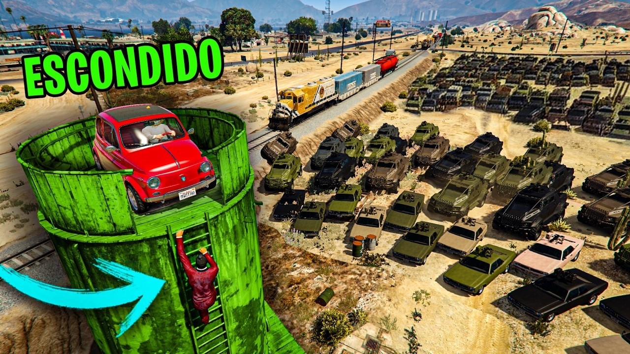 ESCONDITE CON COCHES! SOY EL MEJOR!! - GTA 5 ONLINE