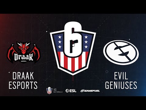 Draak Esports vs. Evil Geniuses | Rainbow Six: US Nationals - 2019 | Stage 3 | Week 2 | Western Conf