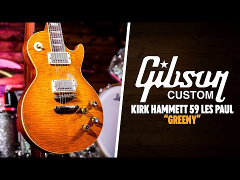 Immagine Gibson Custom Shop Kirk Hammett "Greeny" '59 Les Paul Standard Reissue 2023 - Greeny Burst - 10