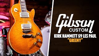Video thumbnail for Peach Picks | Gibson Custom Murphy Lab Kirk Hammett ""Greeny"" 59 Les Paul Standard by Peach Guitars