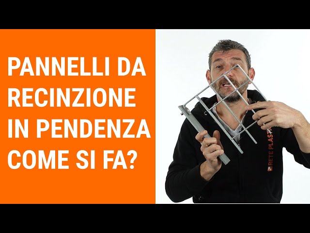 Pannelli da recinzione in pendenza. Come si fa?