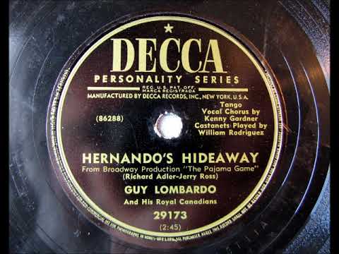 HERNANDO'S HIDEAWAY by Guy Lombardo 1954