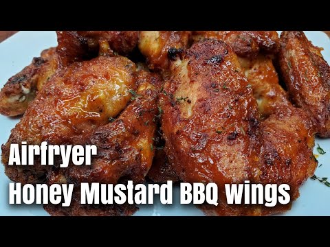 Airfryer Honey Mustard BBQ Wings