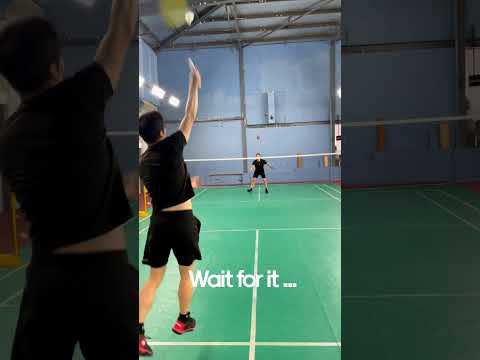 He Kept Saying My Smash Was Weak Until...💪 #shorts