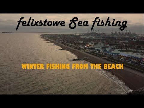 Felixstowe Sea Fishing - Winter Session From The Beach - What Can We Catch?? - Sea Fishing UK