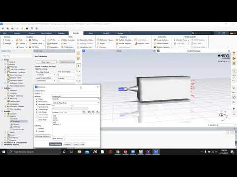 ANSYS Fluent - 3D Nozzle External Flow (Rocket Plume)