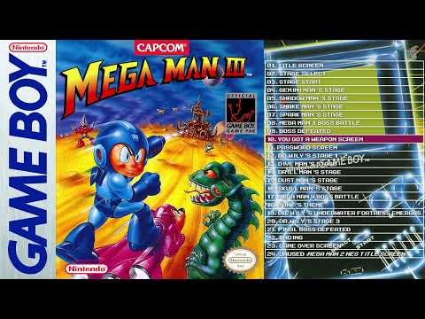 Mega Man III Soundtrack (GB OST, 24 Tracks) Megaman 3