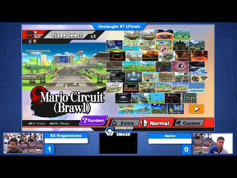 Onslaught 87 - Loser's Finals: EX|Kogarasuma (Lucina) vs Nelvin (Diddy Kong)