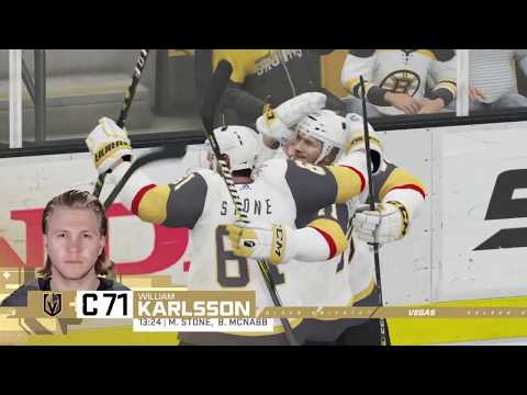 NHL 20 - Vegas Golden Knights vs Boston Bruins Gameplay - Stanley Cup Finals Game 7